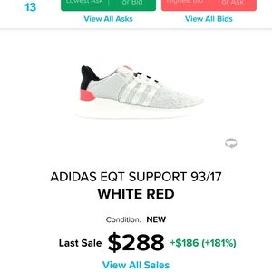 Adidas boost eqt 93/17 brand new in box